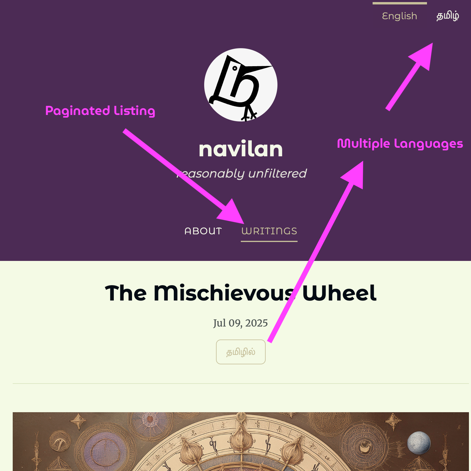 Real-World Duct UI: A Multi-Language Personal Website