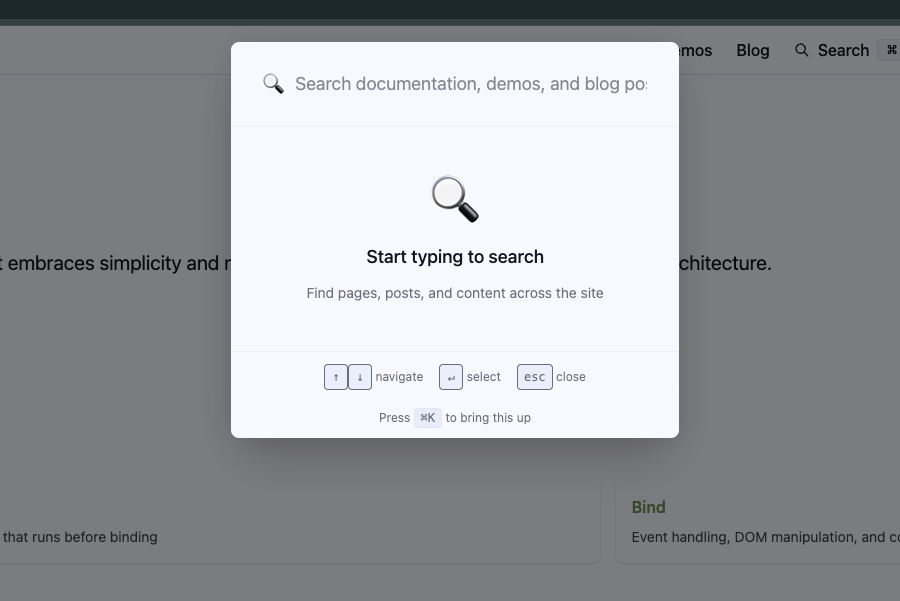 Building Search into Duct - A Provider-Based Approach