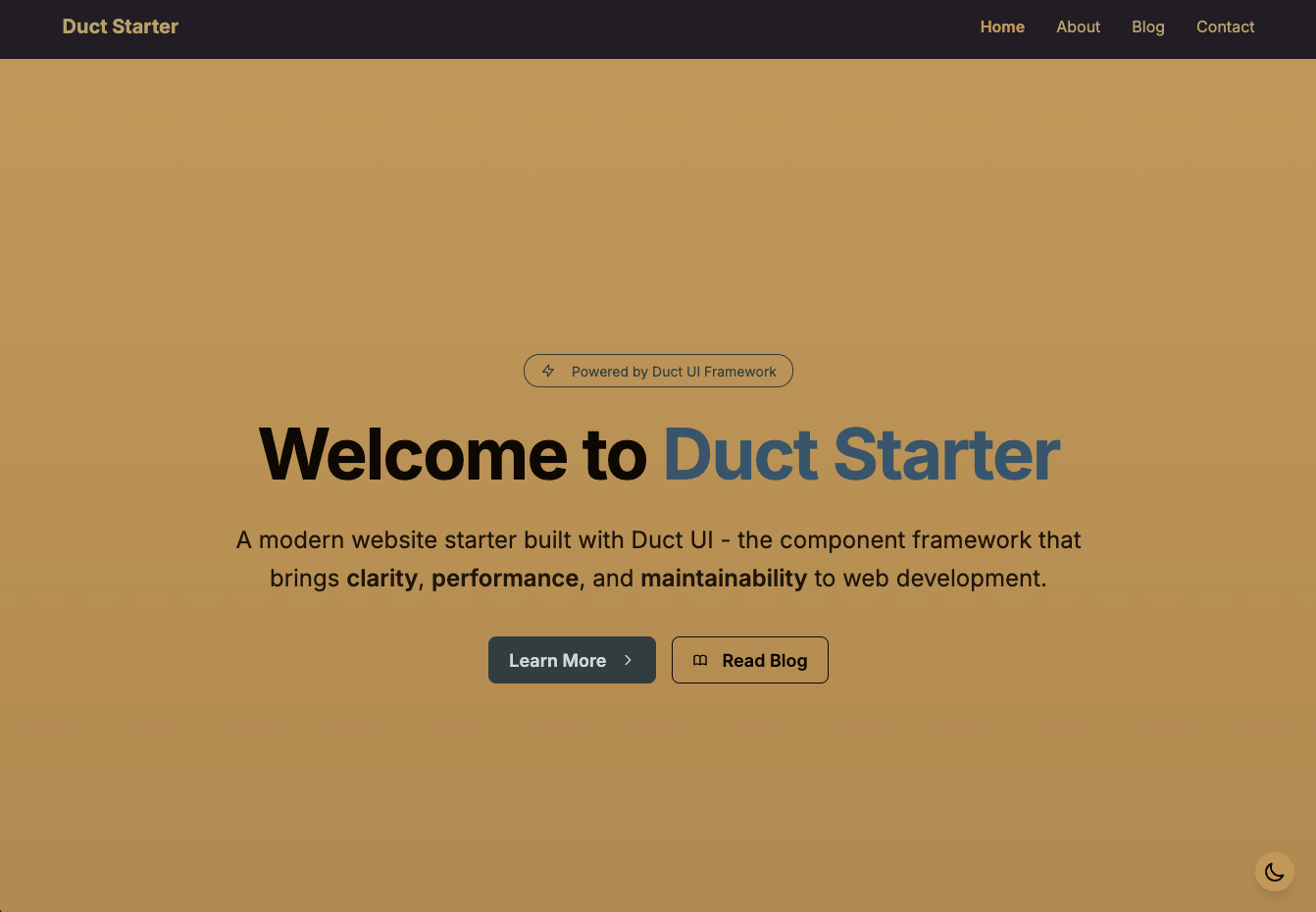 Duct UI Starter Template: Your Fast Track to Modern Web Development